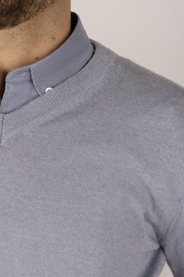 Sweater  Color Celeste - Imagen 3